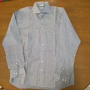Suitsupply Mens Egyptian Cotton Gingham Check Dress Shirt  SÖKTAŞ H5268 XL 43/17